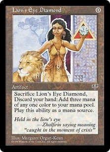 Lion's Eye Diamond Keeper Custom Cards
